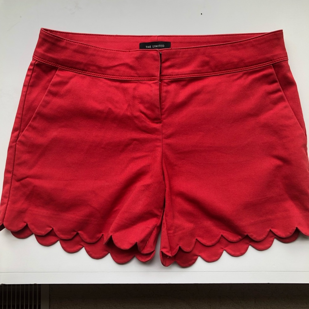 The Limited Red Shorts size 4